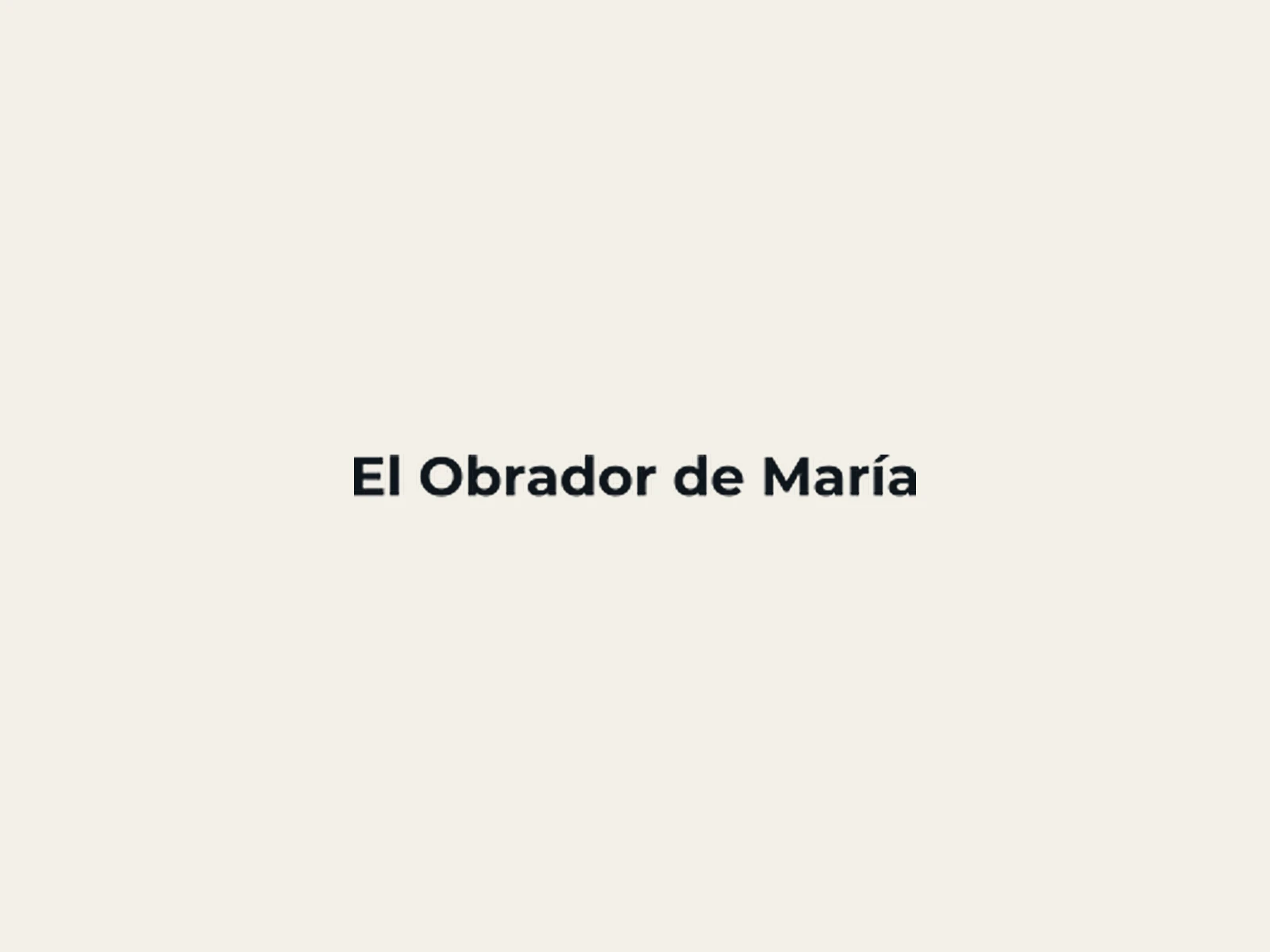 Image of El Obrador de María