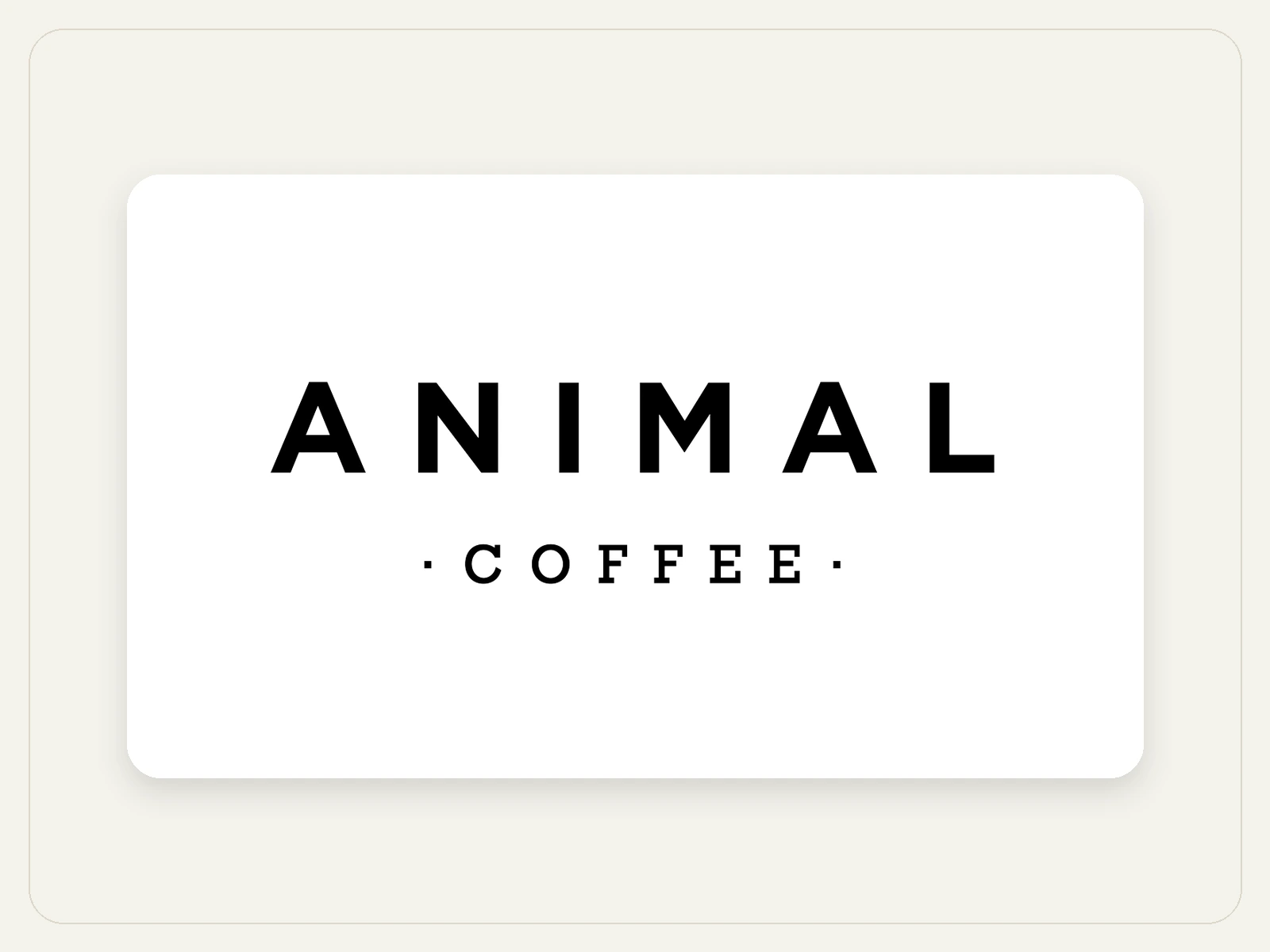 Image of Animal Coffee (Roastery)