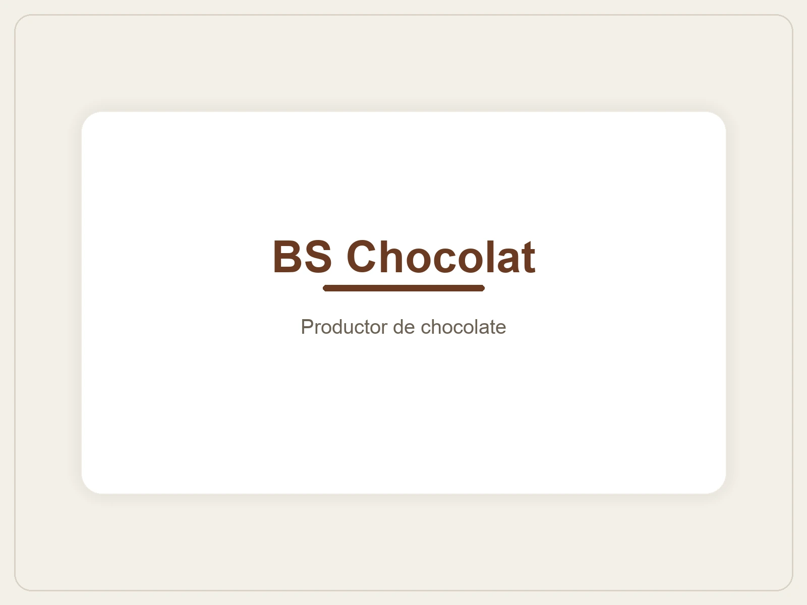 Image of BS Chocolat