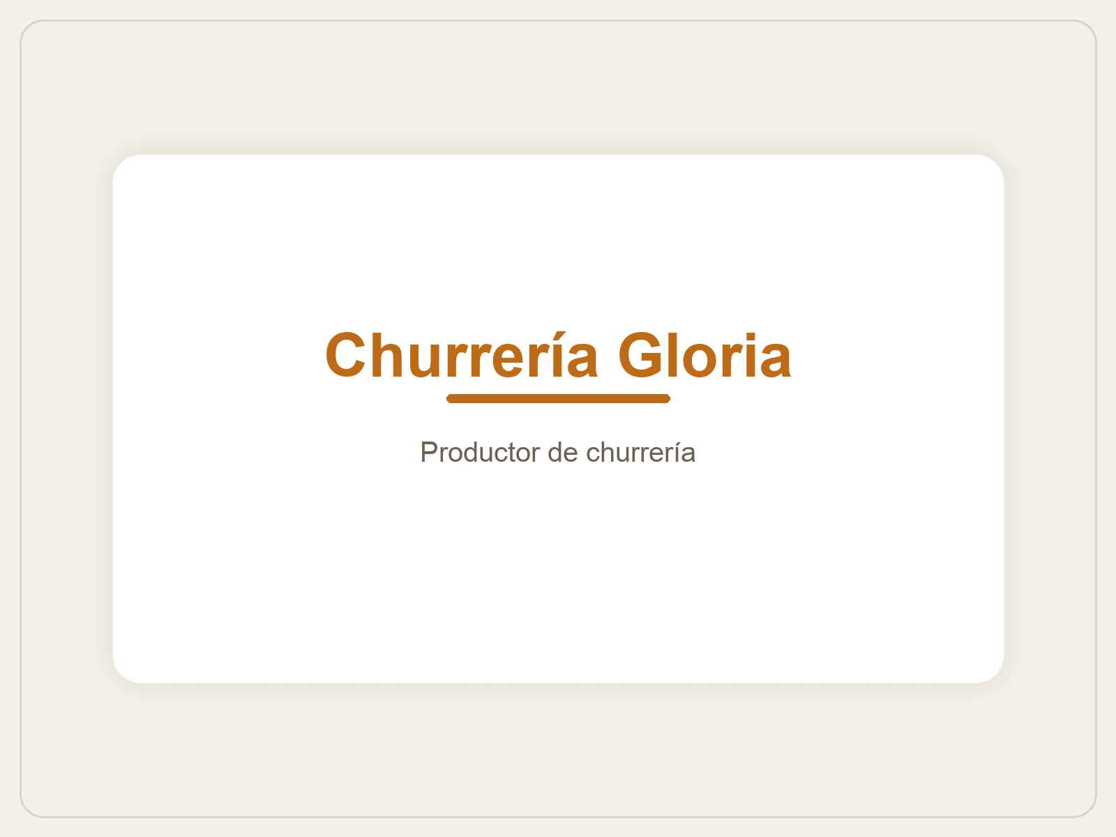 Image of Churrería Gloria