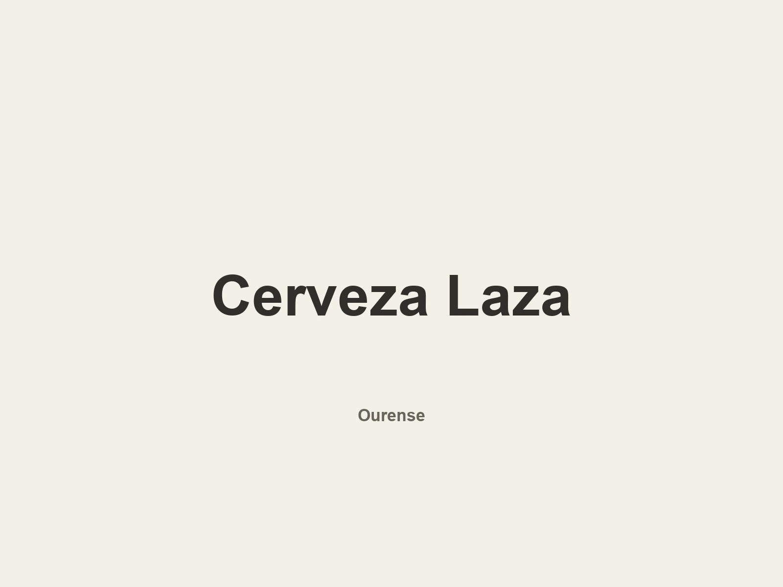 Image of Cerveza Laza