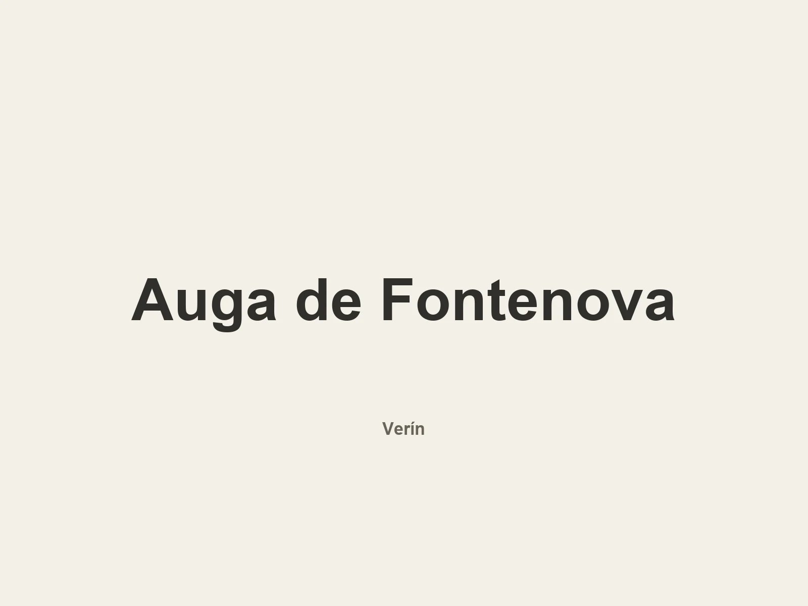 Image of Agua de Fontenova