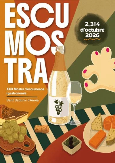 Cartel oficial con la marca Escumostra 2026