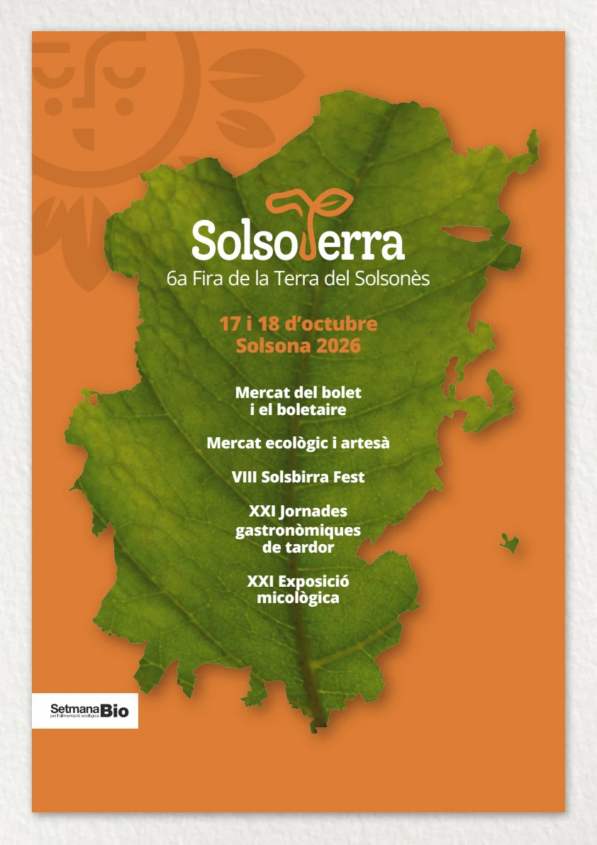 Cartell de la 6a SolsoTerra de Solsona, 17 i 18 d’octubre de 2026