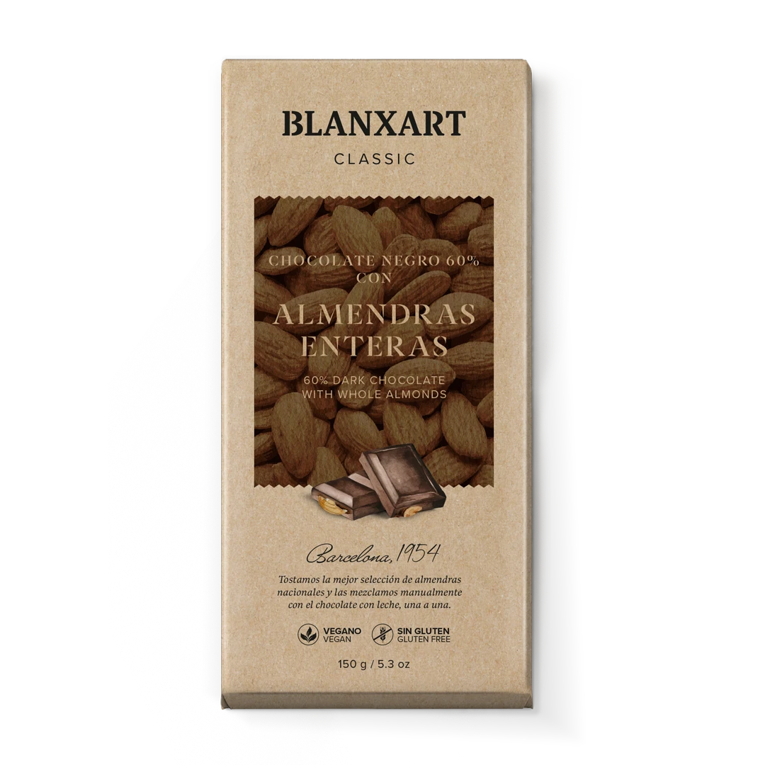 60% Cacao Chocolate with Almonds from Blanxart