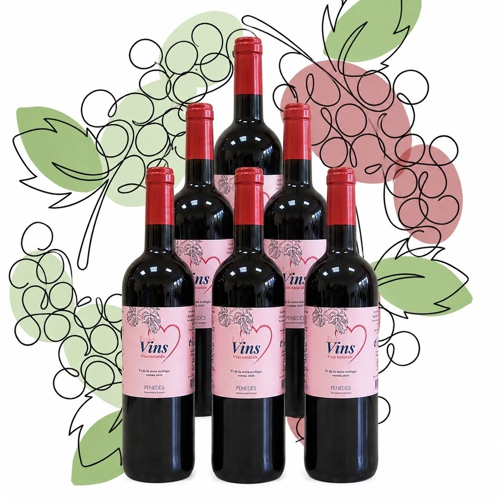 Pack de vino tinto de Brins d'Oportunitats Empresa d'Inserció, SLU