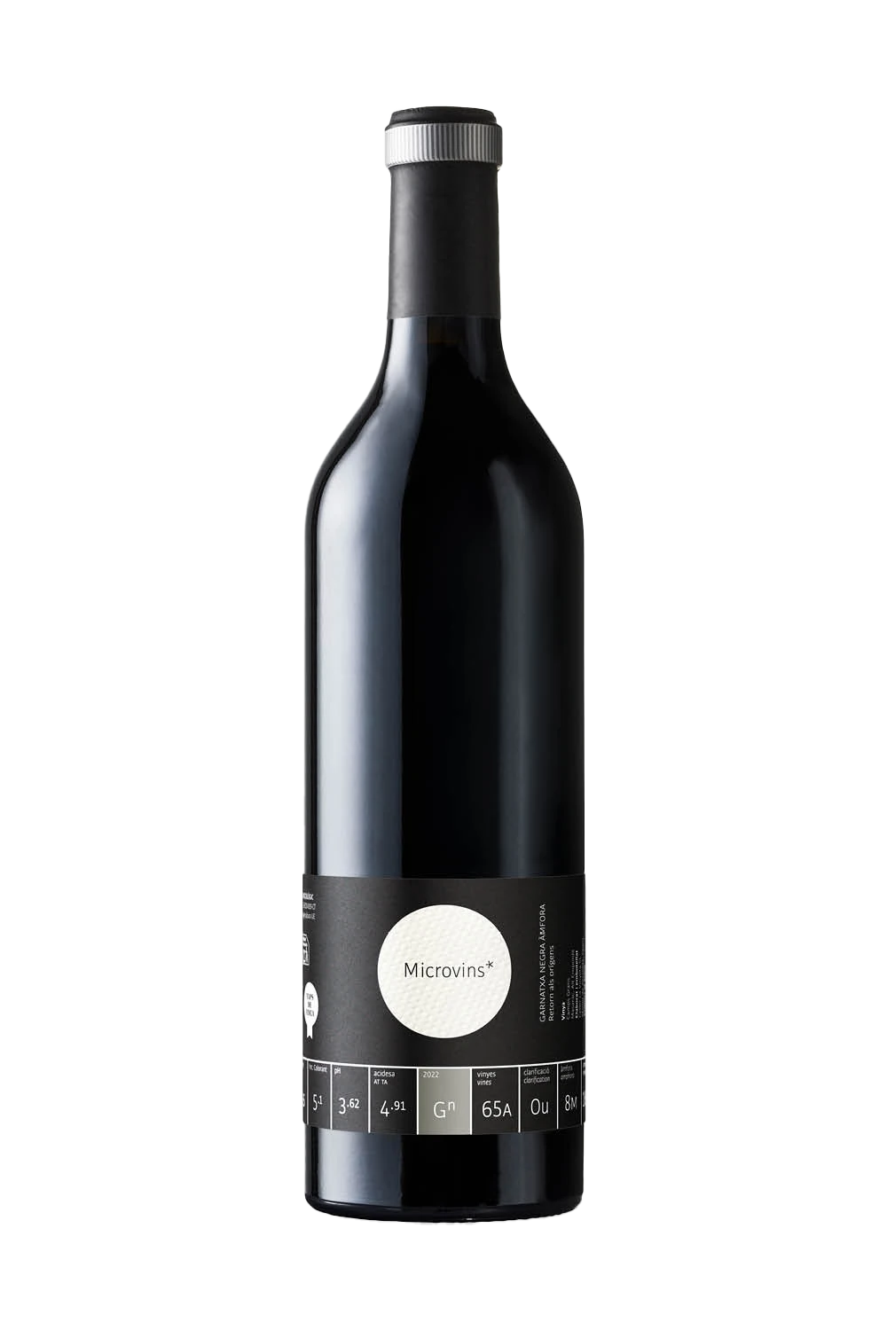 Microvins Garnatxa Negra àmfora de Celler La Vinyeta