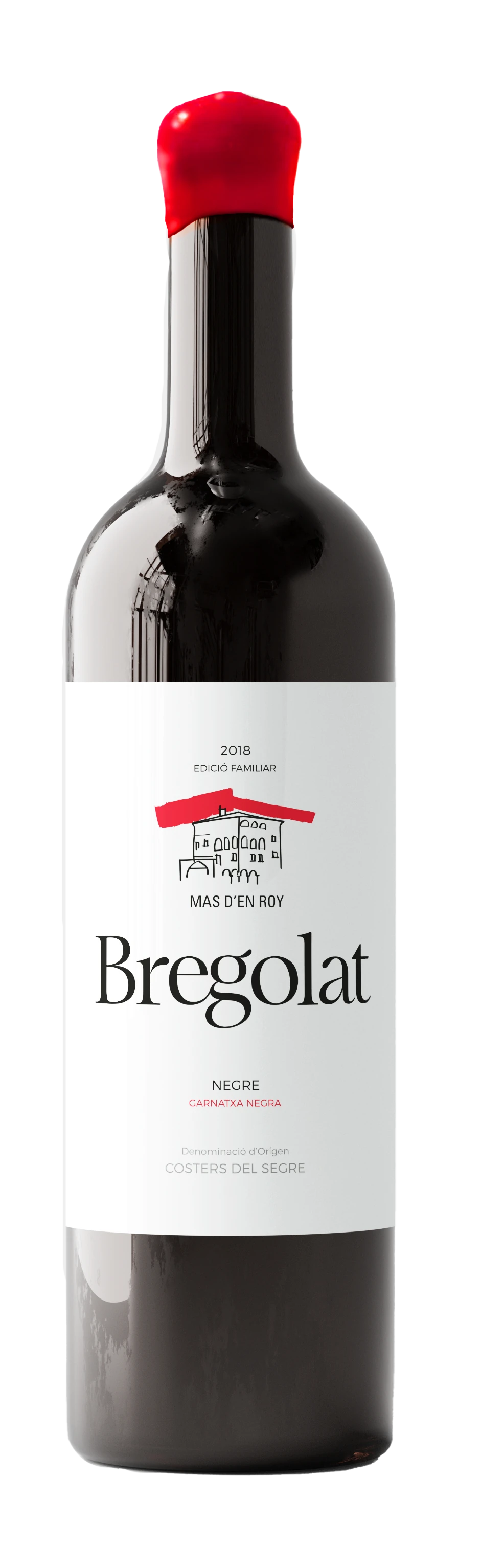 Illustrative Bregolat tinto bottle