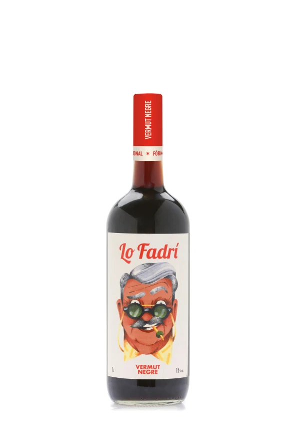 Botella de vermut negro Lo Fadri de 1 l