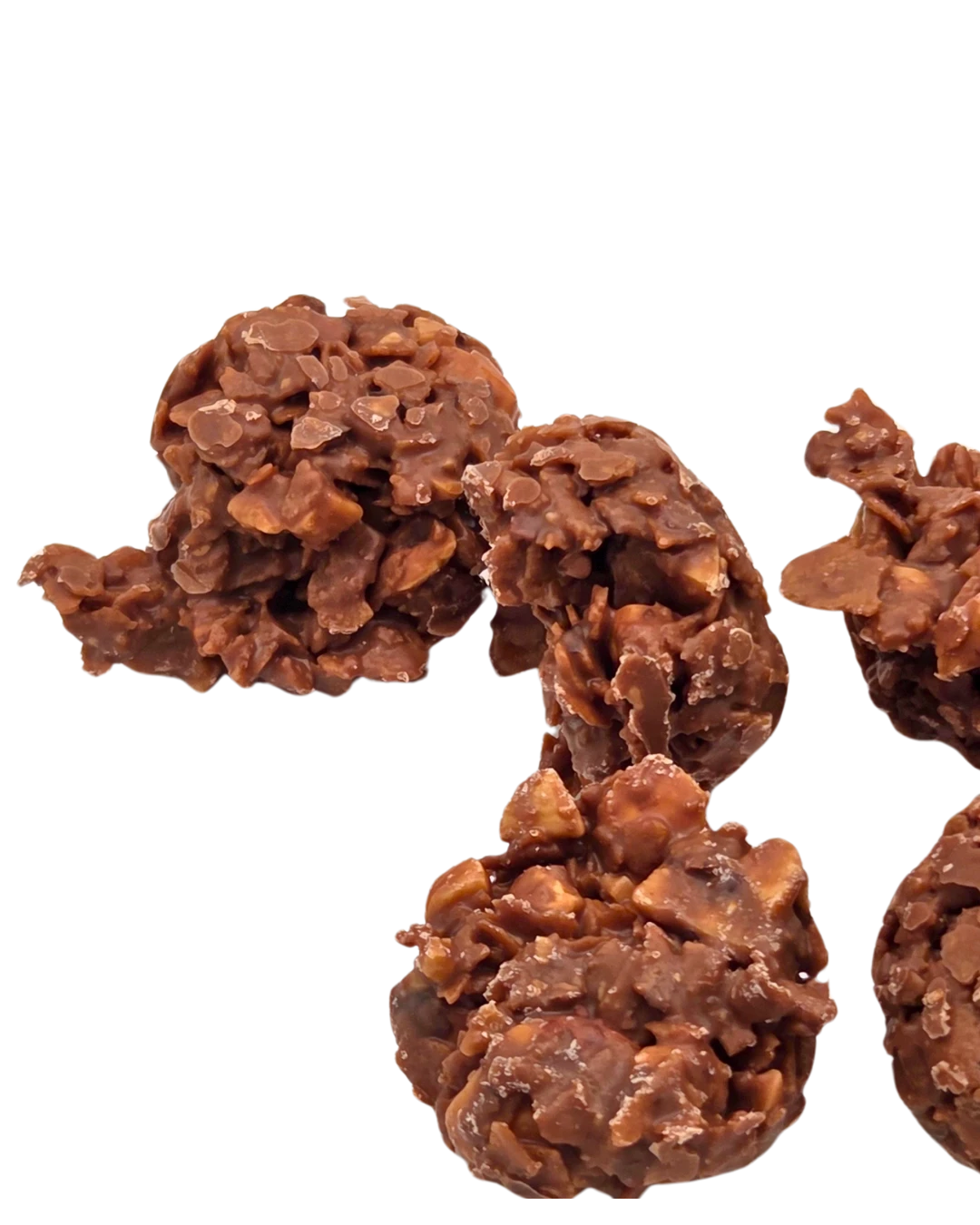 Milk chocolate and hazelnut clusters from Exalta Chocolat