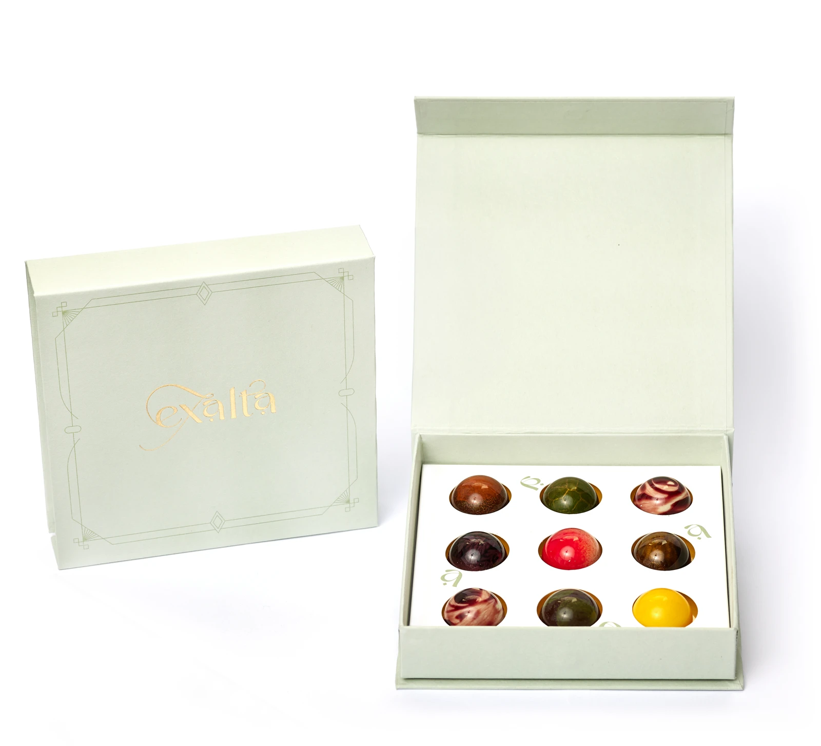 Chocolate selection from Exalta Chocolat