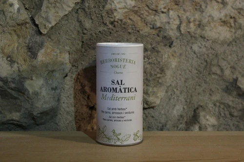 Envase de sal aromática Mediterrani de Herboristeria Nogué