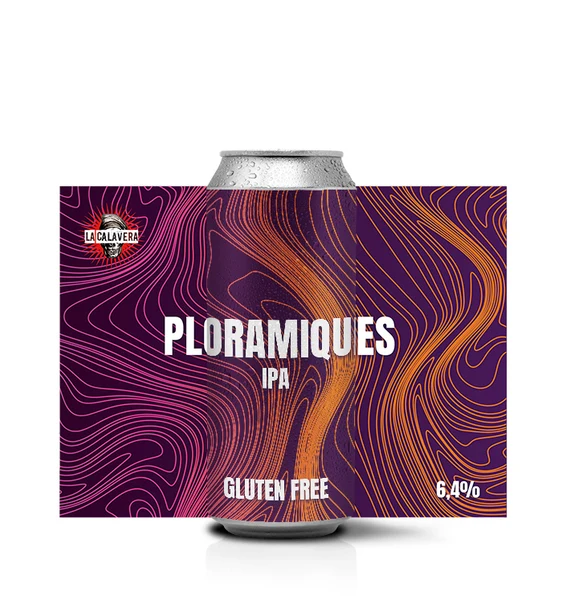Lata de cerveza PLORAMIQUES de La Calavera