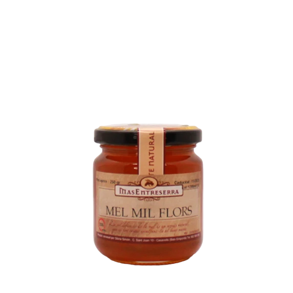 Tarro de Miel de Mil Flores 250gr de Mas Entreserra